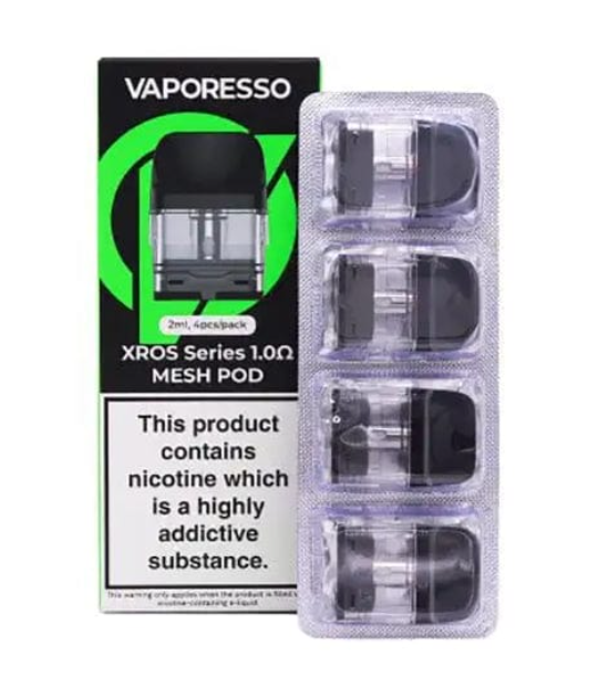 XROS Replacement Pod 4 Pck - 1.0 OHM