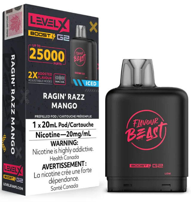 Level X Boost Pod - Raggin Razz Mango