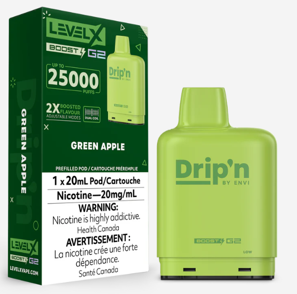 Level X Boost Pod - Green Apple