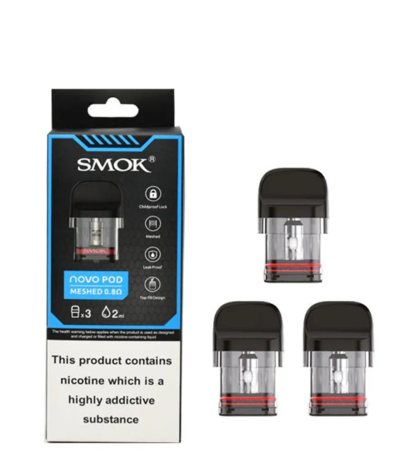 Novo Replacement Pod - 0.8 OHM Meshed