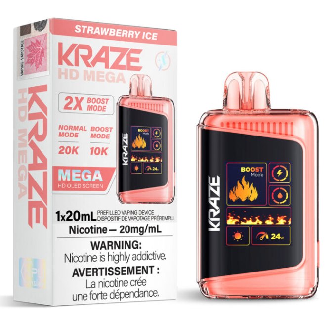 HD Mega 20K - Strawberry Ice