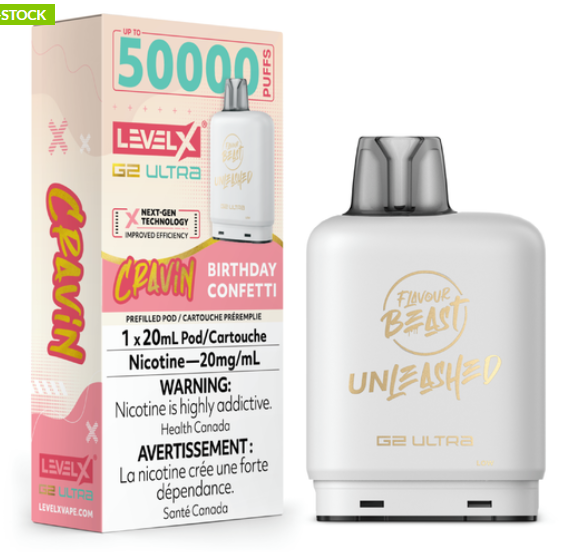 Level X G2 Ultra Pod - Cravin Birthday Confetti