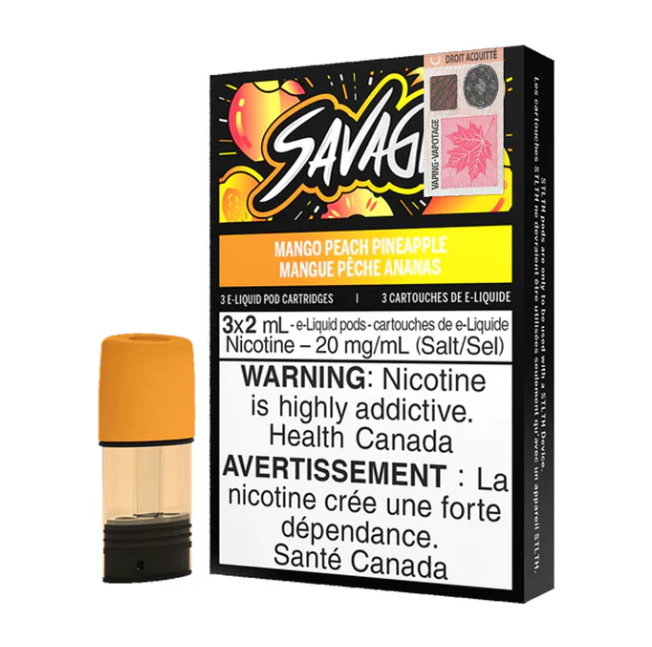 Savage Mango Peach Pineapple - Pod Pck