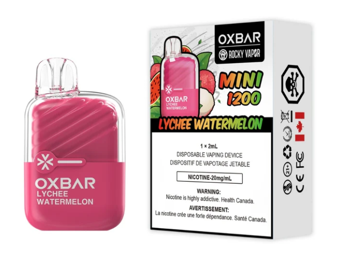 Rocky Vapor Mini 1200 - Lychee Watermelon