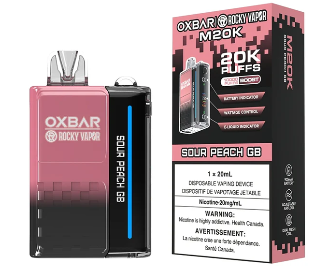 Rocky Vapor M20K - Sour Peach GB