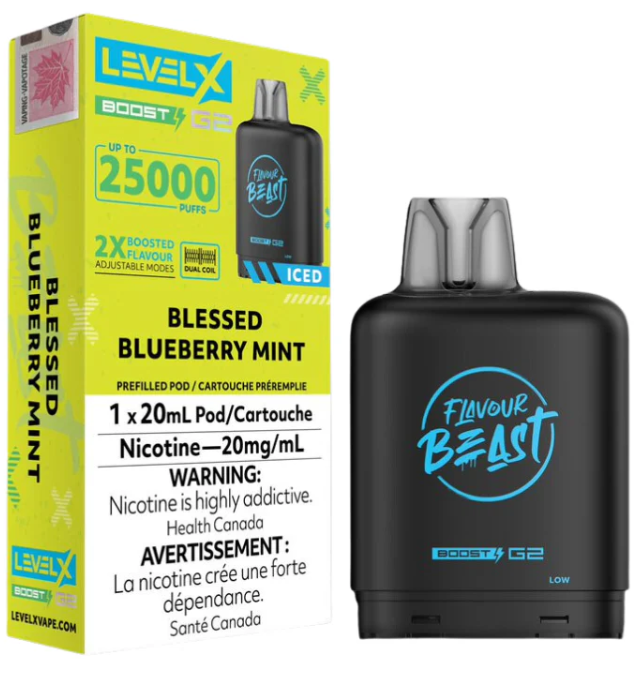 Level X Boost Pod - Blessed Blueberry Mint