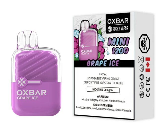 Rocky Vapor Mini 1200 - Grape Ice