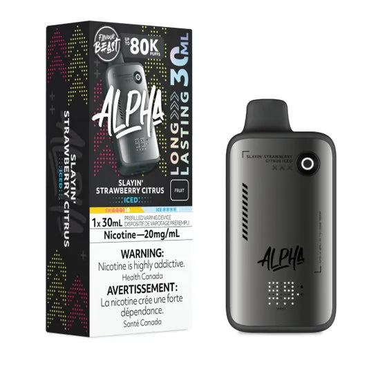 Flavour Beast Alpha - Slayin Strawberry Citrus Iced