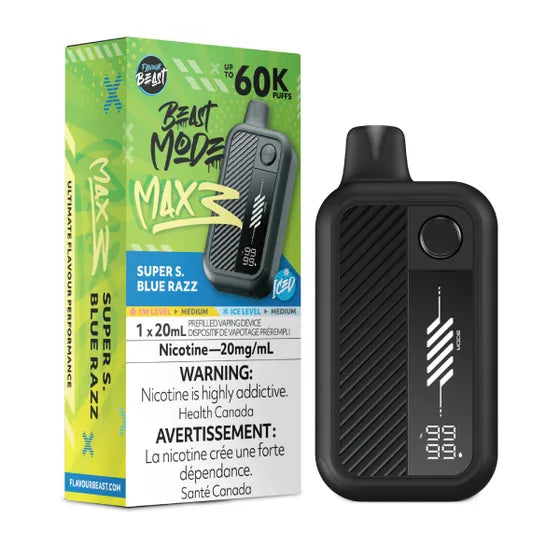 Beast Mode Max 3 - Super S. Blue Razz Iced
