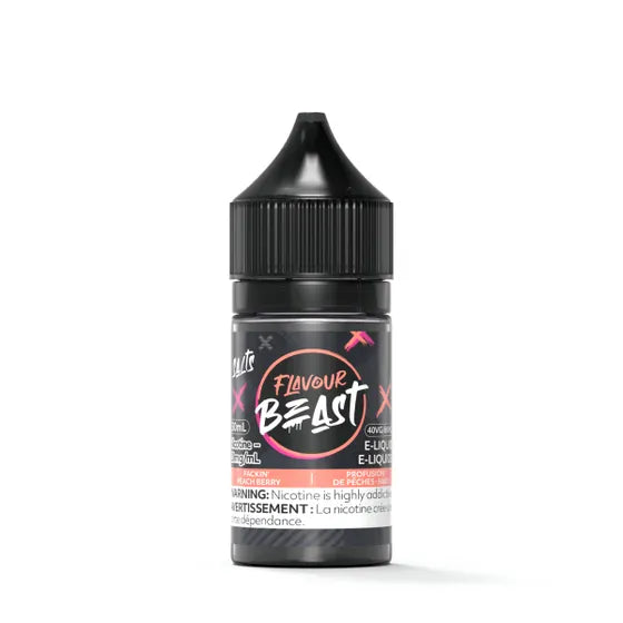 Flavour Beast - Packin' Peach Berry Nicotine Free (30ml)
