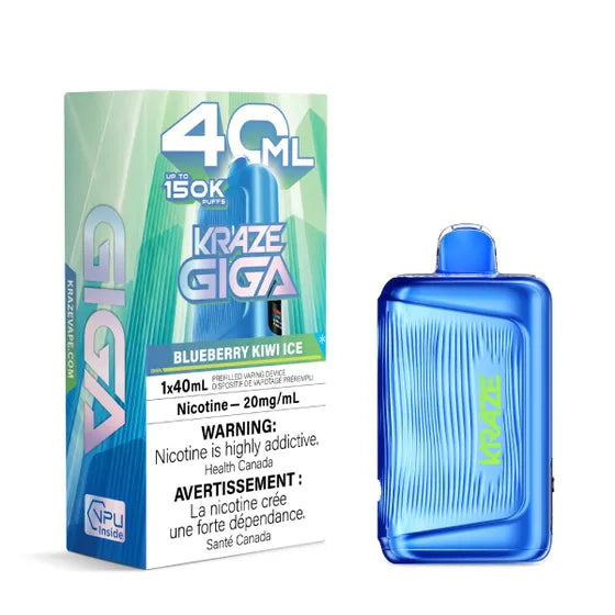 Kraze Giga - Blueberry Kiwi Ice