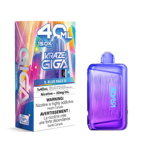 Kraze Giga - S. Blue Razz G