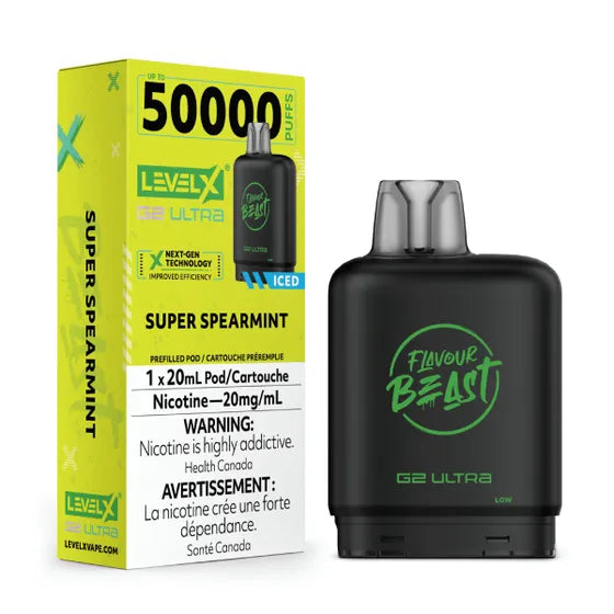 Level X G2 Ultra Pod - Super Spearmint Iced
