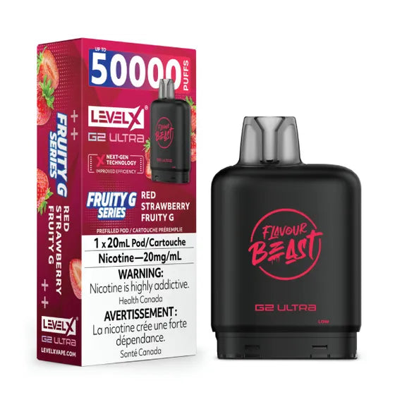 Level X G2 Ultra Pod - Red Strawberry Fruity G