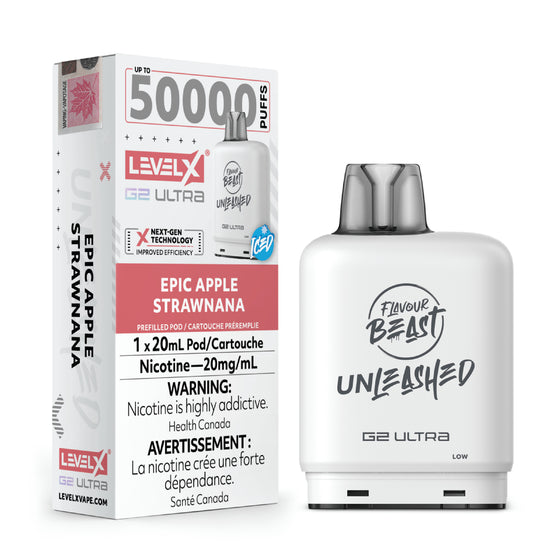 Level X Unleashed G2 Ultra Pod - Epic Apple Strawnana Ice