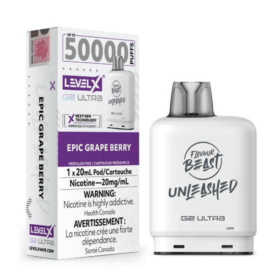 Level X Unleashed G2 Ultra Pod - Epic Grape Berry