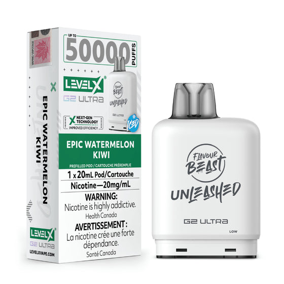 Level X Unleashed G2 Ultra Pod - Epic Watermelon Kiwi Ice