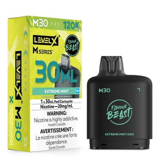 Level X M Series Pod 30ml - Extreme Mint