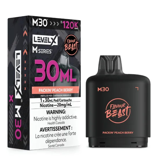 Level X M Series Pod 30ml - Packin Peach Berry