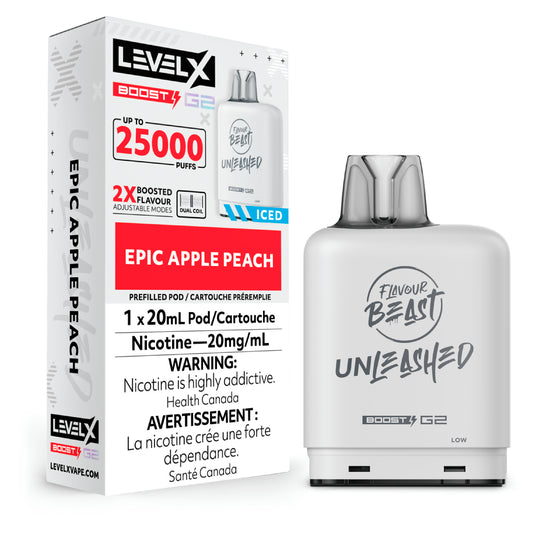 Level X G2 Boost Pod Unleashed - Epic Apple Peach