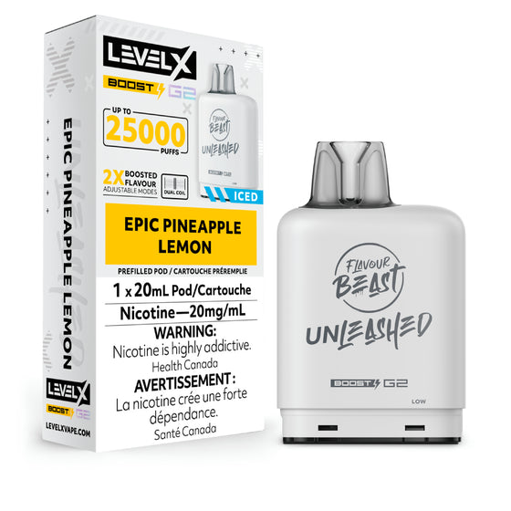 Level X G2 Boost Pod Unleashed - Epic Pineapple Lemon