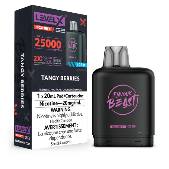 Level X Boost Pod - Tangy Berries Iced