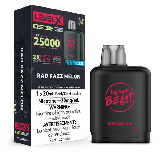 Level X G2 Boost Pod - Rad Razz Melon Iced