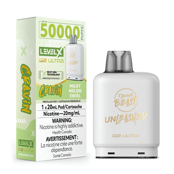 Level X G2 Ultra Unleashed Pod - Cravin' Milky Melon Swirl