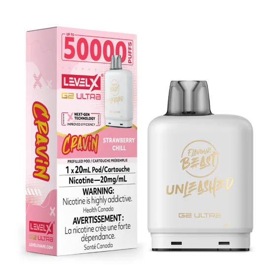 Level X G2 Ultra Unleashed Pod - Cravin Strawberry Chill